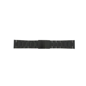 Horlogeband Fossil FS4682 / FS4682IE / MACHINE Staal Zwart 22mm