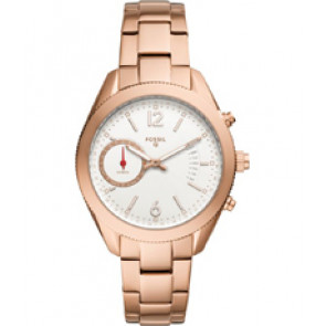 Horlogeband Fossil FTW1168 Roestvrij staal (RVS) Rosé 18mm