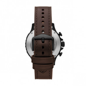 Horlogeband Fossil FTW1192 Leder Bruin 22mm