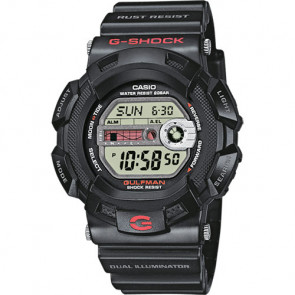 Casio horlogeband 10270945 G-Shock Kunststof Zwart 21mm 