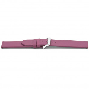 Horlogeband G707 leder roze 20mm 