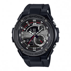 Casio horlogeband 10502763 Rubber Zwart 27mm 