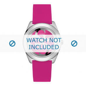 Guess horlogeband W0911L2G Twist Kunststof / Plastic Roze 20mm