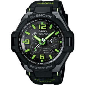 Horlogeband Casio GW-4000-1A3 Rubber Zwart 15mm