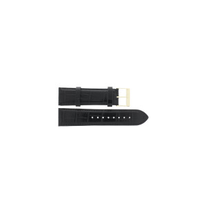 Horlogeband Guess GW0064G1 / Comet Leder Zwart 24mm