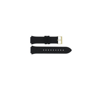 Horlogeband Guess GW0105L2 / W0105L2 / Raven Silicoon Zwart 18mm