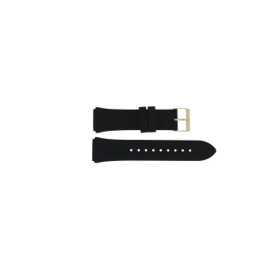 Horlogeband Guess GW0118L1 / W0118L1 / Venus Silicoon Zwart 21mm
