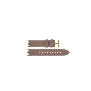 Horlogeband Guess GW0407L3 / Heiress Silicoon Beige 19mm