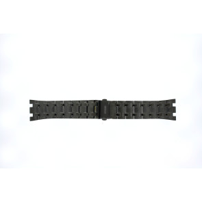 Horlogeband Guess GW0575G5 / Asset Staal Zwart 24mm
