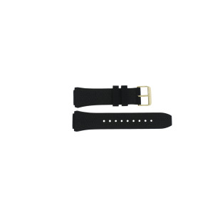 Horlogeband Guess GW0620L2 / W0620L2 / Asteria Rubber Zwart 18mm