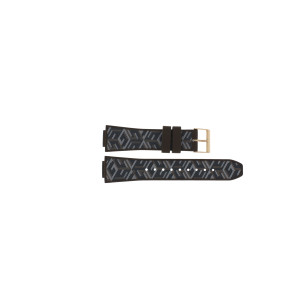 Horlogeband Guess GW0621L5 / W0621L5 / Charisma Rubber Bruin 14mm