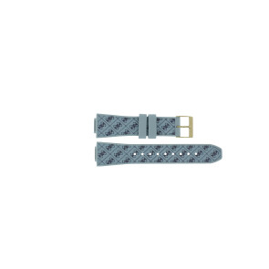 Horlogeband Guess GW0699L1 / W0699L1 / Charisma Rubber Lichtblauw 14mm