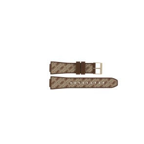 Horlogeband Guess GW0699L2 / W0699L2 / Charisma Rubber Lichtbruin 14mm
