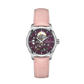 Horlogeband Hamilton H32265801 Leder Roze 18mm