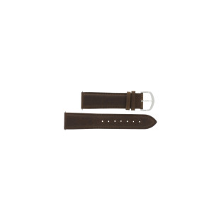 Horlogeband Universeel H444 Leder Bruin 22mm