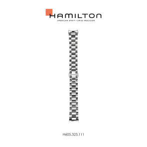 Horlogeband Hamilton H605.323.111 / H32351115 Staal