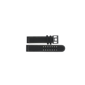Horlogeband Hamilton H705751 / H001.70.575.733.11 / H600.705.113 Leder/Textiel Zwart 20mm