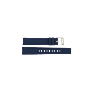Horlogeband Hamilton H77705345 Rubber Blauw 20mm