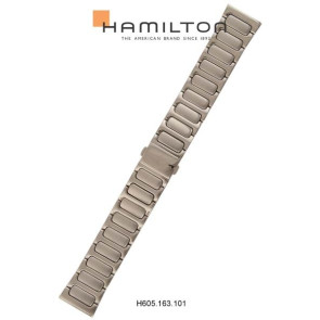 Horlogeband Hamilton H605.163.101 Staal 20mm