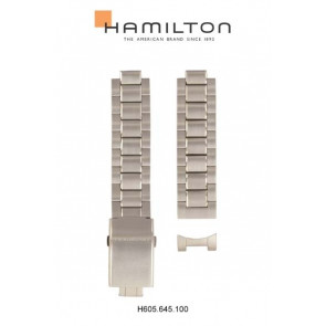 Horlogeband Hamilton H82315131 / H695645100 Staal 20mm