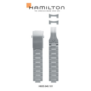 Horlogeband Hamilton H695646101 Staal 20mm