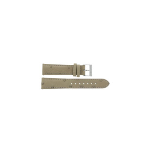Horlogeband Hamilton H001.32.215.840.01 / H690322110 Leder Beige 18mm