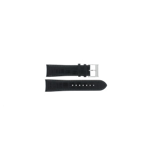 Horlogeband Hamilton H32716839 / H001.32.716.839.01 Leder Zwart 23mm
