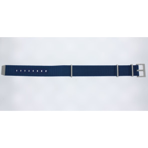 Horlogeband Hamilton H690823105 Onderliggend Nylon/perlon Blauw 20mm