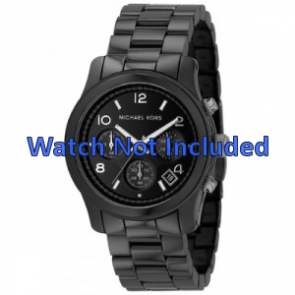 Michael Kors horlogeband MK5162 Keramiek Zwart 22mm