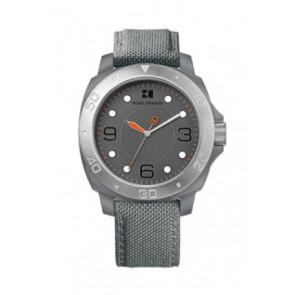 Horlogeband Hugo Boss HB-142-1-29-2395 / HO1512666 Textiel Grijs 20mm