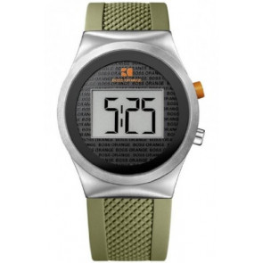 Horlogeband Hugo Boss HB-154-1-29-2387GR Rubber Groen