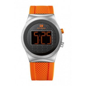 Horlogeband Hugo Boss HB-154-1-29-2387OR Rubber Oranje