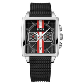 Horlogeband Hugo Boss HB-87-1-14-2418 / HB659302384 Rubber Zwart