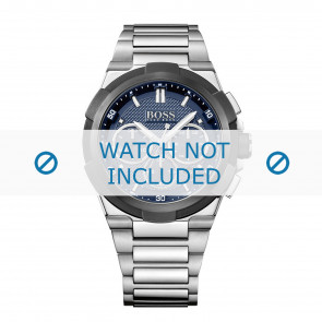Hugo Boss horlogeband HB-280-1-34-2885 / HB1513360 Staal Zilver