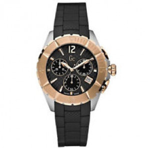 Guess horlogeband I33501L1 / 33501L1 Leder Zwart