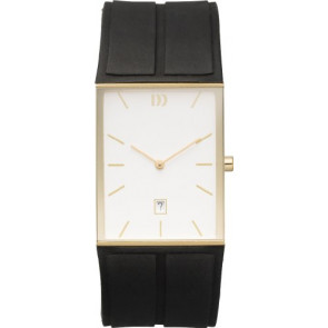 Horlogeband Danish Design IQ11Q735 Rubber Zwart