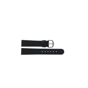 Horlogeband Danish Design IQ12Q832 Leder Zwart 18mm