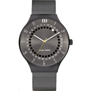 Horlogeband Danish Design IQ66Q1050 Mesh/Milanees Antracietgrijs