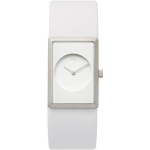 Horlogeband Danish Design IV12Q867 Leder Wit 20mm
