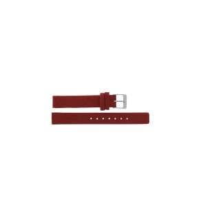 Horlogeband Danish Design IV24Q1271 Leder Rood 14mm