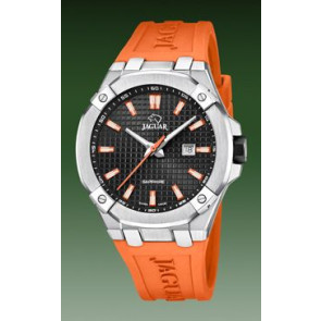 Horlogeband Jaguar J1010-1 Rubber Oranje 18mm
