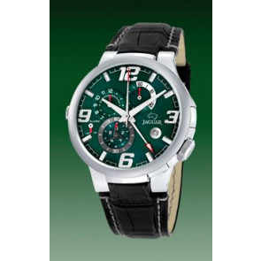 Horlogeband Jaguar J1200 / J1200A / J1200-B Leder Zwart 14mm