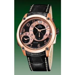 Horlogeband Jaguar J631/3 / J635/1 Leder Zwart 24mm