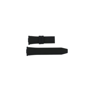 Jaguar horlogeband J655 / J655-1 / J655-2 / J655-X / J655-P1 / J655-P2 Rubber Zwart + grijs stiksel