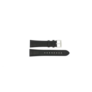 Horlogeband Jaguar J664-1 / J664-3 / J664-4 Leder Zwart 22mm
