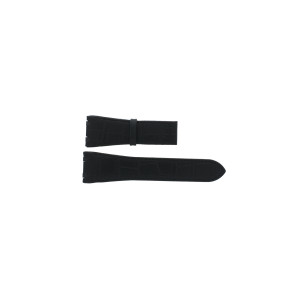 Horlogeband Jaguar J670 / J667-3 / J667-4 / J666-4 / J666-5 / J666-7 / J667 Leder Zwart 28mm