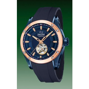 Horlogeband Jaguar J812-1 / J815-1 Silicoon Blauw 22mm