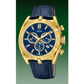 Horlogeband Jaguar J858-2 Leder Blauw