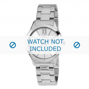 Jacques Lemans horlogeband 1-1840F Staal Zilver