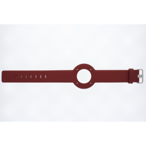 Horlogeband Jacob Jensen 273 Onderliggend Leder Rood 23mm
